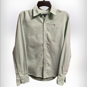 Ralph Lauren green womens button up